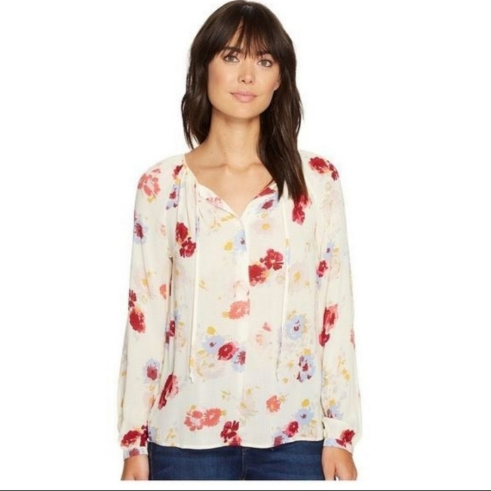 Lucky brand boho peasant top